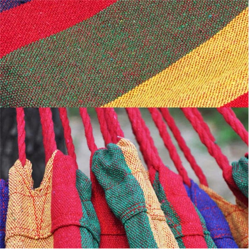 Woqi 2019 hot sale cotton mexican crochet bamboo hammock