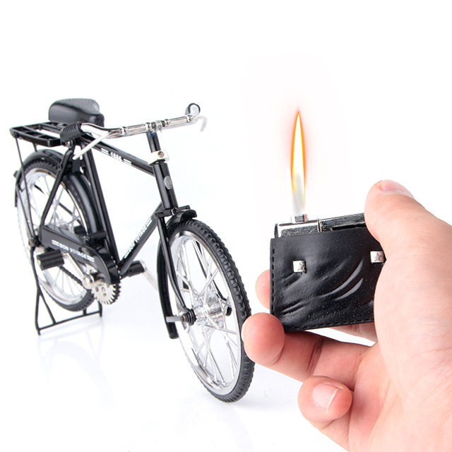 New Fashion Cigarette Bicycle Gas Lighter for Wholesale