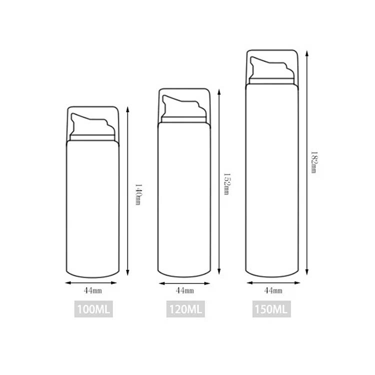 30ml 50ml 80ml 100ml 120ml 150ml PP Airless Lotion Bottle for Wholesale