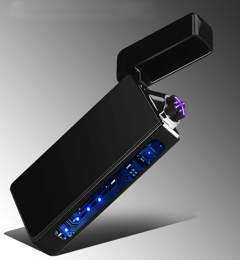 High Quality Light Smoking Accessories Windproof Electronic USB Custom Lighter