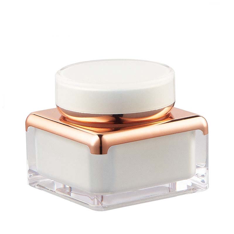 Customized Shape Acrylic Packing PMMA 50ml Cosmetic Cream Jar