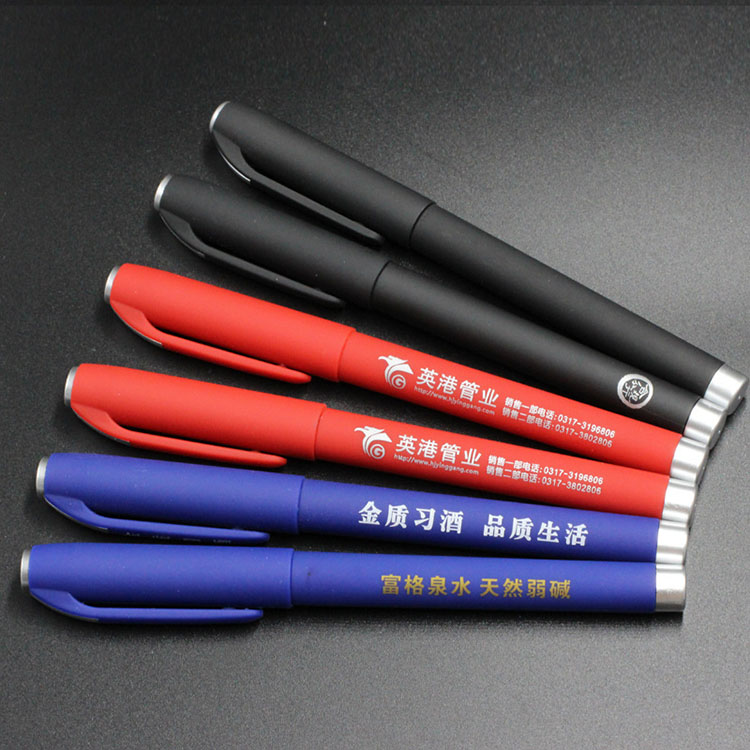 New design smooth writing promotional custom logo plastic ball pen