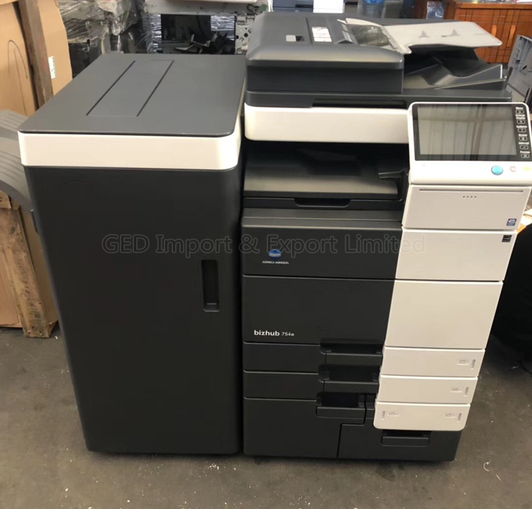 GZ 95% New Used Machine Digital Low Price Laser Color Printer for Konica Minolta Bizhub C754e C654e C554e C454e C364e C652 C224e