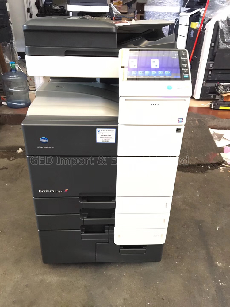 Guangzhou Remanufactured Printer A3+ Copier A4 Colour Digital Printing Press A4 DI A5 Scanner for Konica Minolta C754e Machine