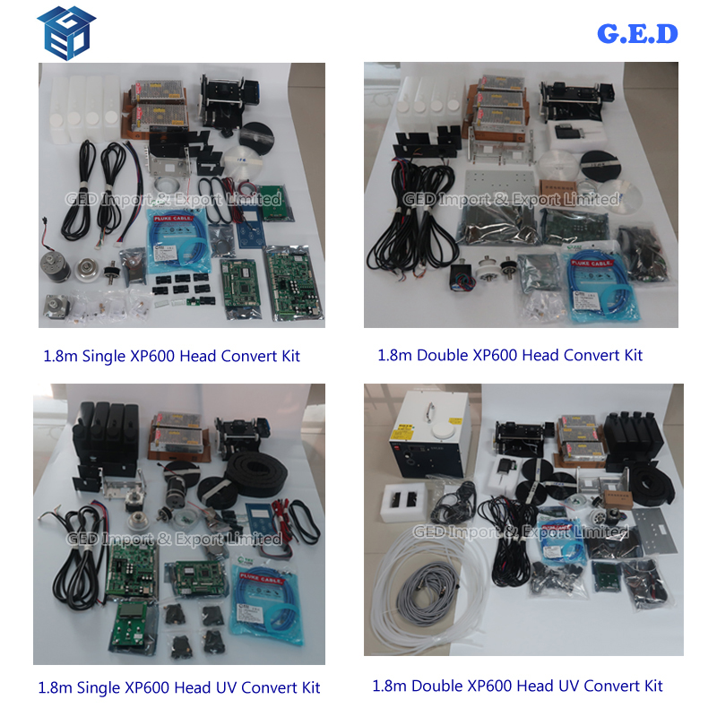 Guangzhou GED Full Set XP600 Printhead Convert Kit Double DX11 Print Head Modification Convertion Upgrade Component Spare Parts