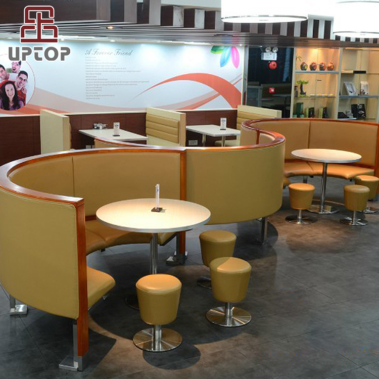 (SP-CS357) Modern european restaurant booth seating commercial restaurant bench seat
