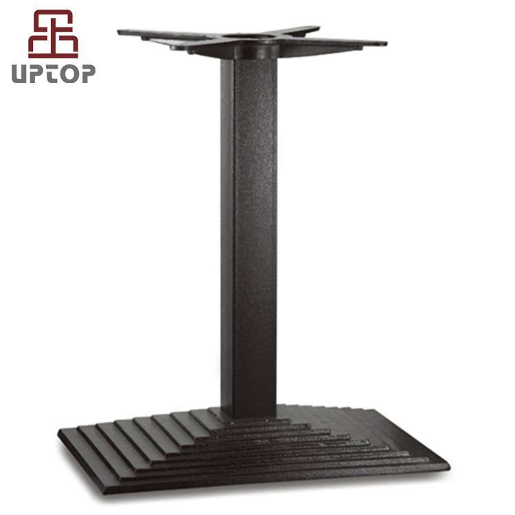 (SP-MTL206)Upscale strong cast iron table bases with square chassis