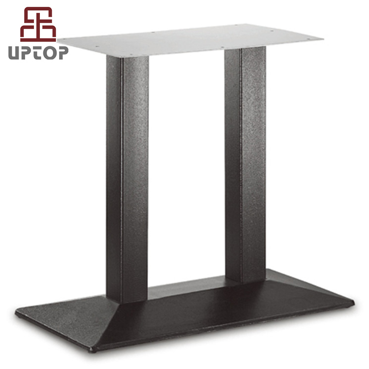 (SP-MTL206)Upscale strong cast iron table bases with square chassis