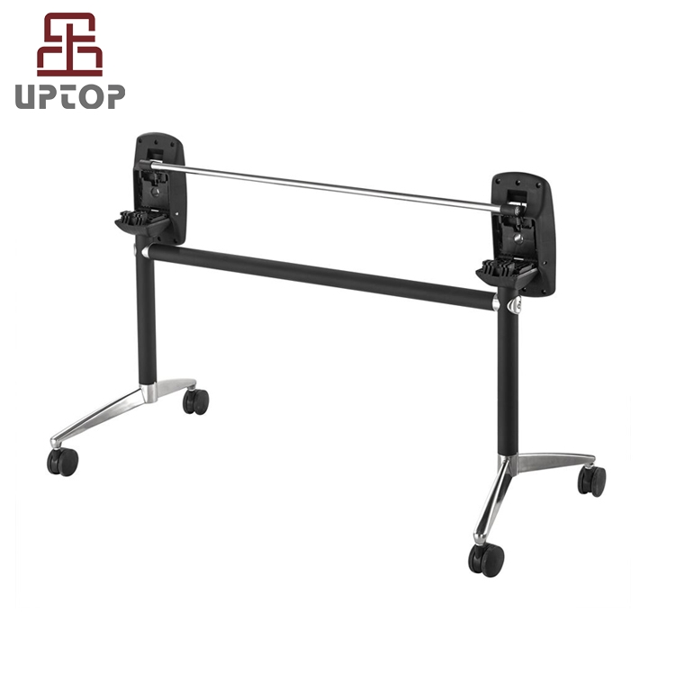 (SP-FTL085) Cheap 2 stand restaurant foldable aluminum table bases