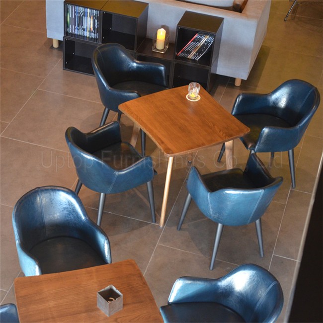 (SP-CS347) Upotop Commercial lobby used coffee shop tables and chairs