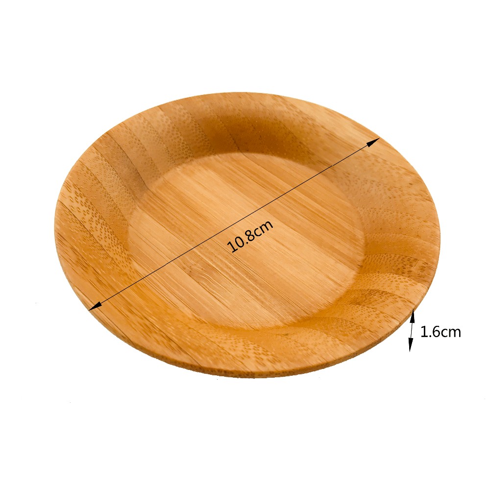 Natural Bamboo Amazon Selling Reusable Plate