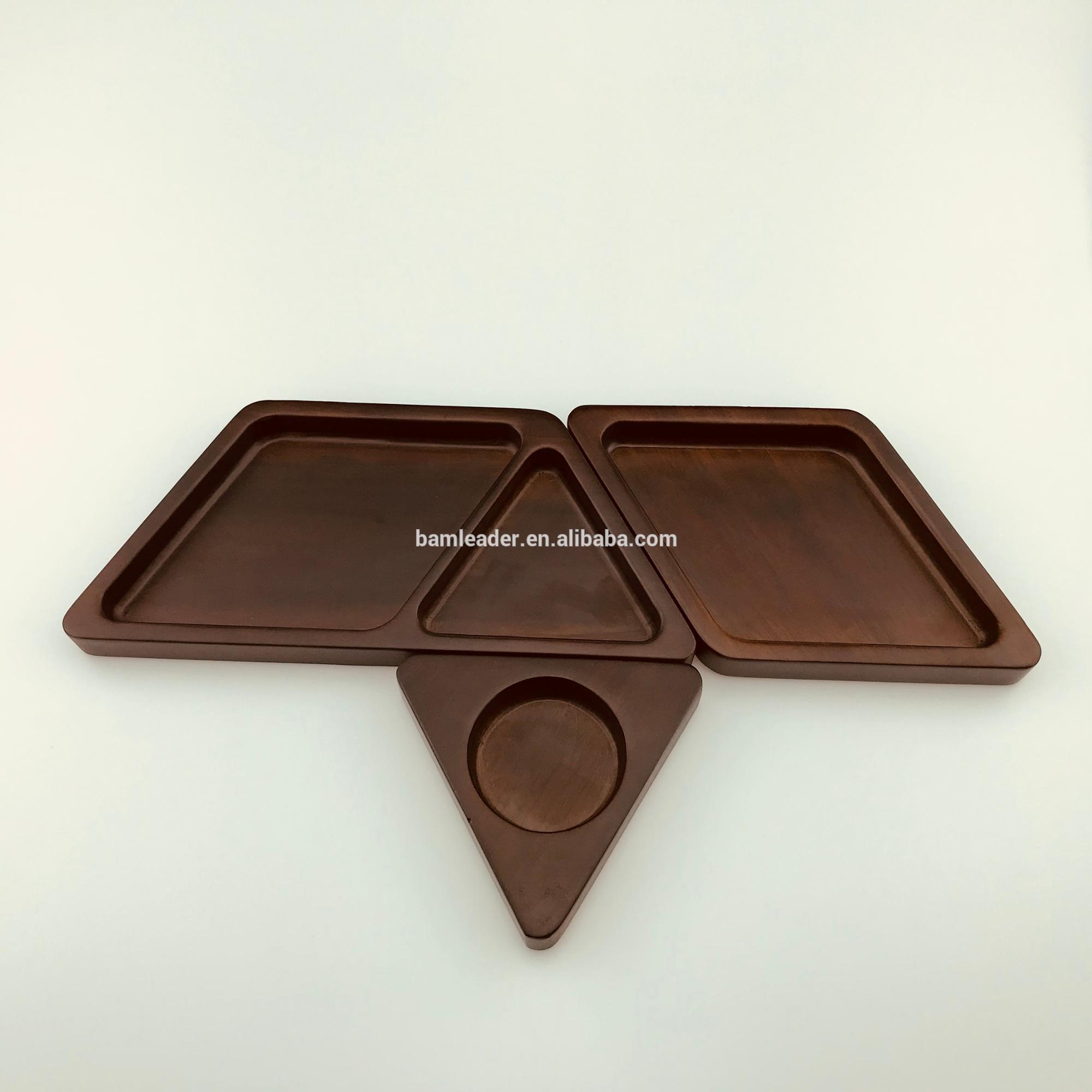 Bamboo Different Shape Party Plate