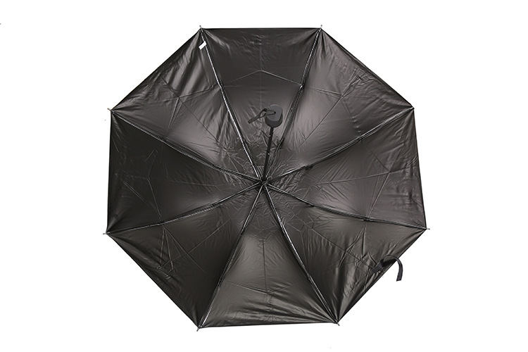 Korean Creative Stripe Black Rubber Umbrella Small Fresh Lovers Black and White Plaid women's Umbrella Solar Umbrella wholesale