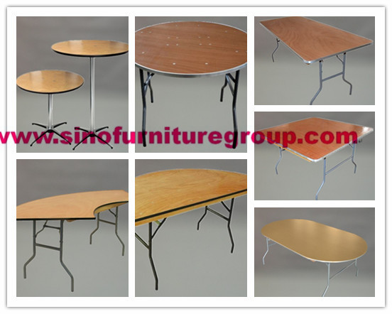8 seater square folding table