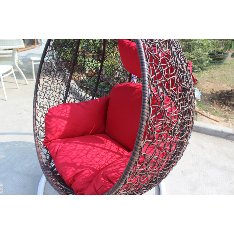 2019 high quality  outdoor furniture garden wicker swing chair