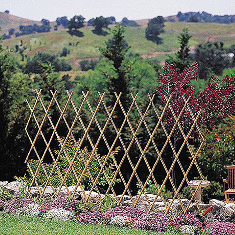 Factory direct diamond natural garden grass plant garden bamboo fence panels bamboo fence