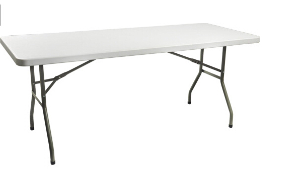 8FT Yes Folded and Outdoor Table Specific Use HDPE Plastic Material and Yes Folded Portable picnic table