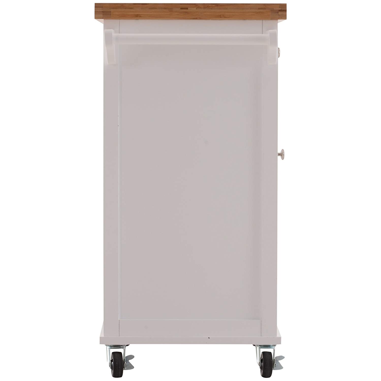Guaranteed Quality Wood Rolling Kitchen Trolley Cart Cabinet