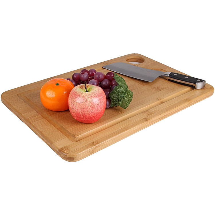 Kitchen Organic Natural Extra Large Bamboo Wood Board With A Hole