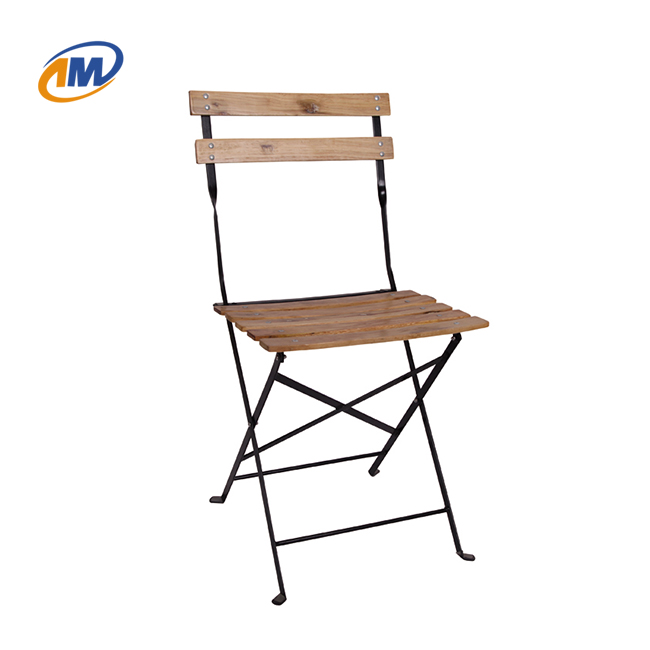 Commercial Folding Metal Garden Chair Outdoor
