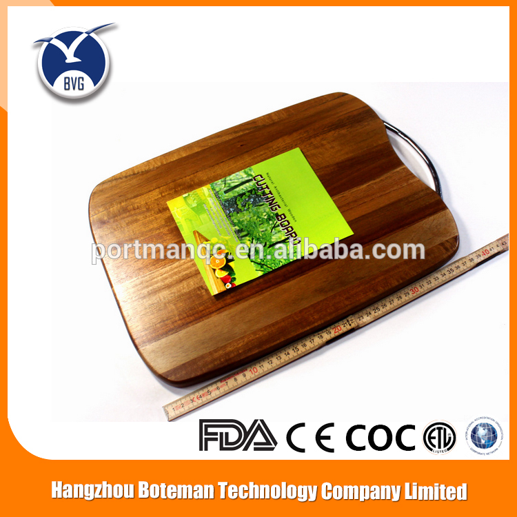 High quality non-slip durable vegetable fruits cheese wooden kitchen cutting board
