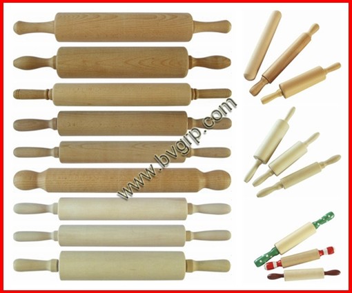 Custom the size you want cake decorative wooden rolling pins manufacturer