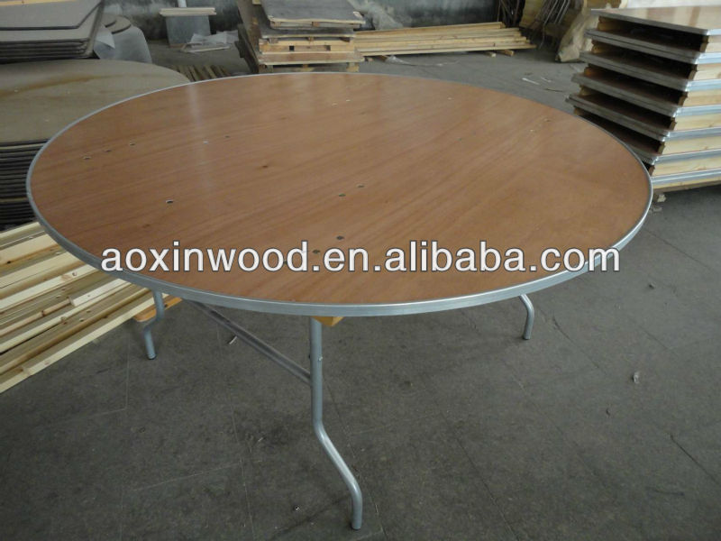 High Quality 60" Round Table Aluminium edge