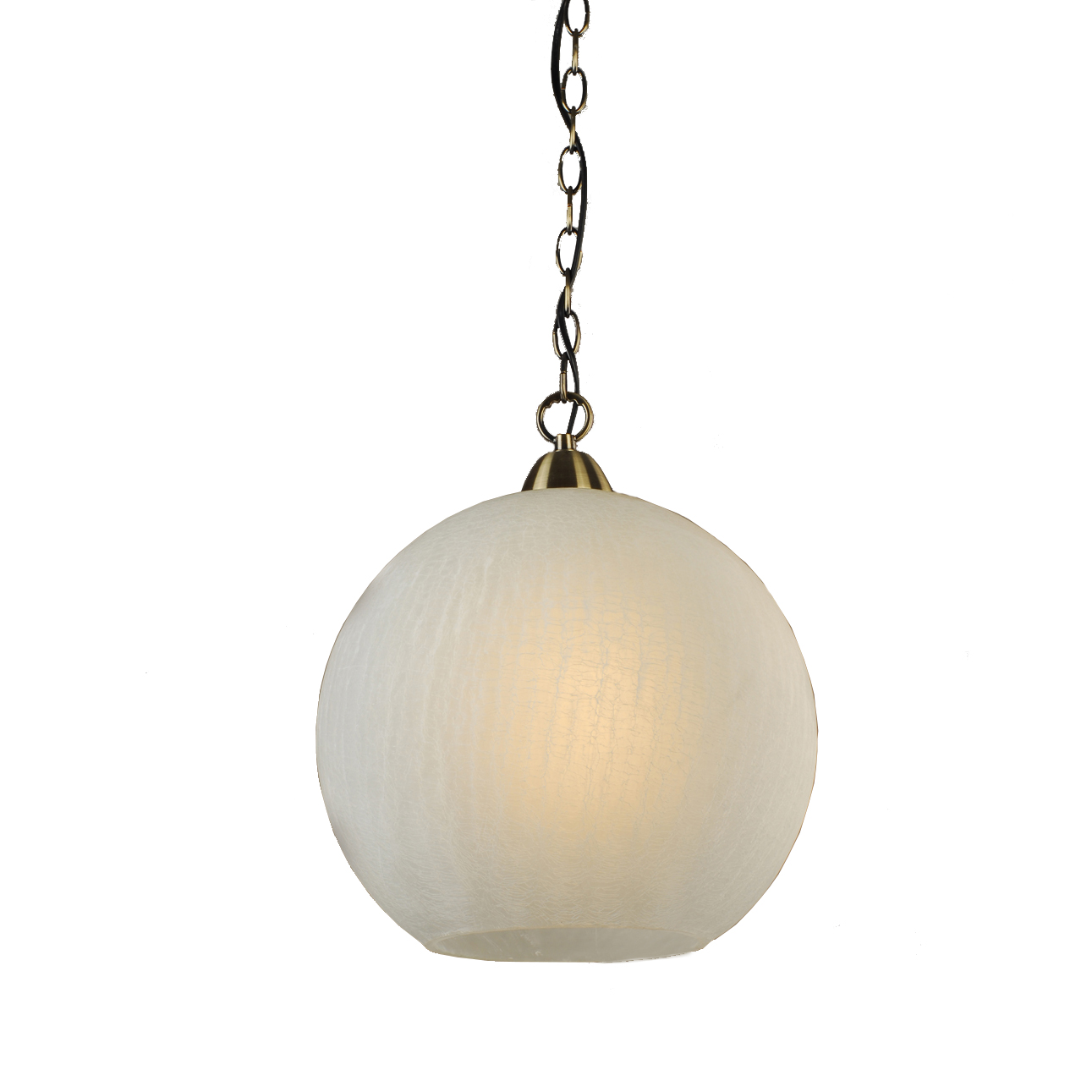 Home Decor 1 3 5 heads Chain Pendant Light Bronze White Acid Glass Ball Chandelier