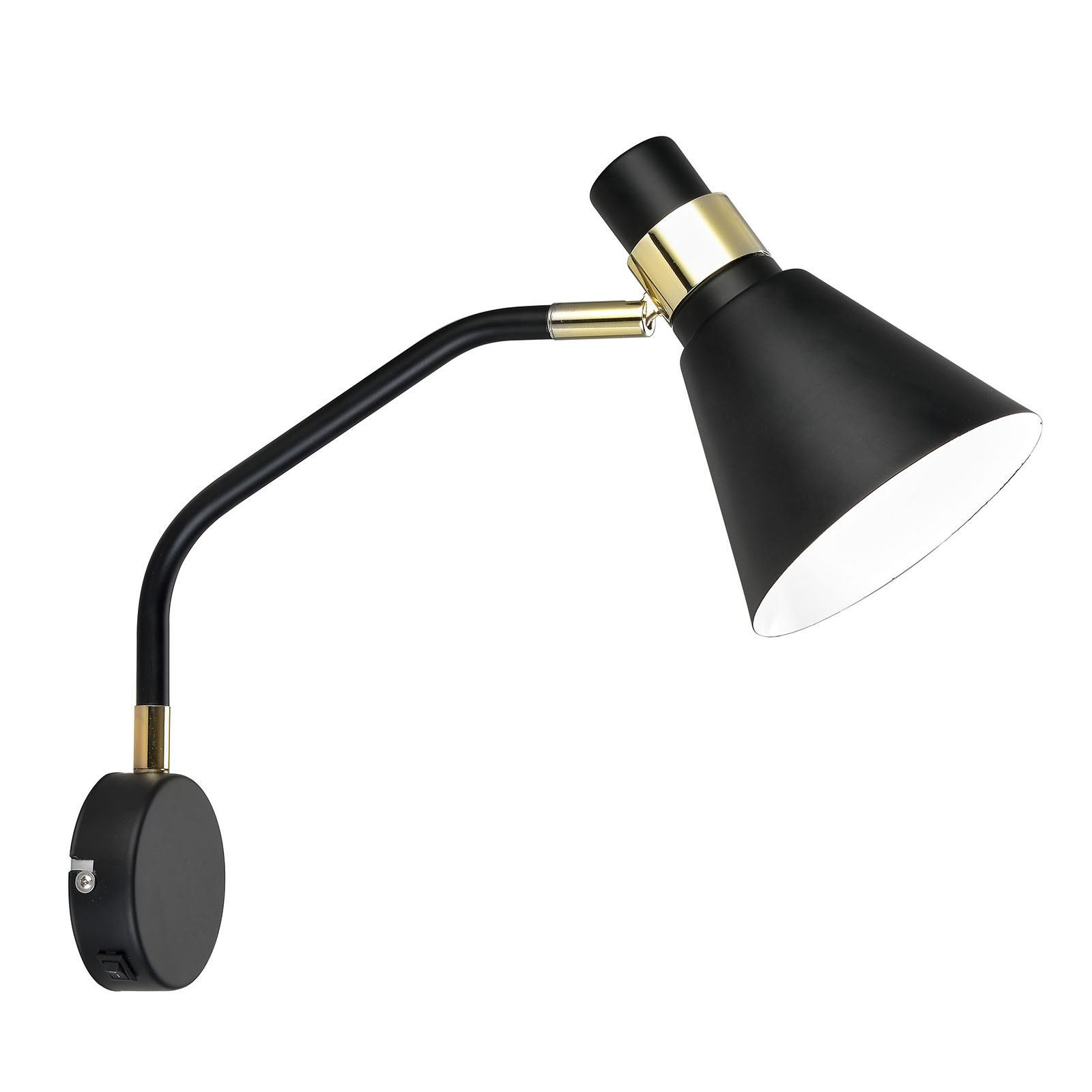 Hotel home decor bedroom trumpet modern style wall recessed night led bedside reading light