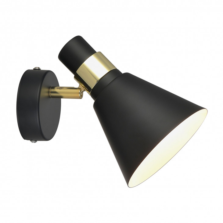 Black Gold Round trumpet shape Hotel bedroom soft illumination Modern pendant led ceiling mounted light