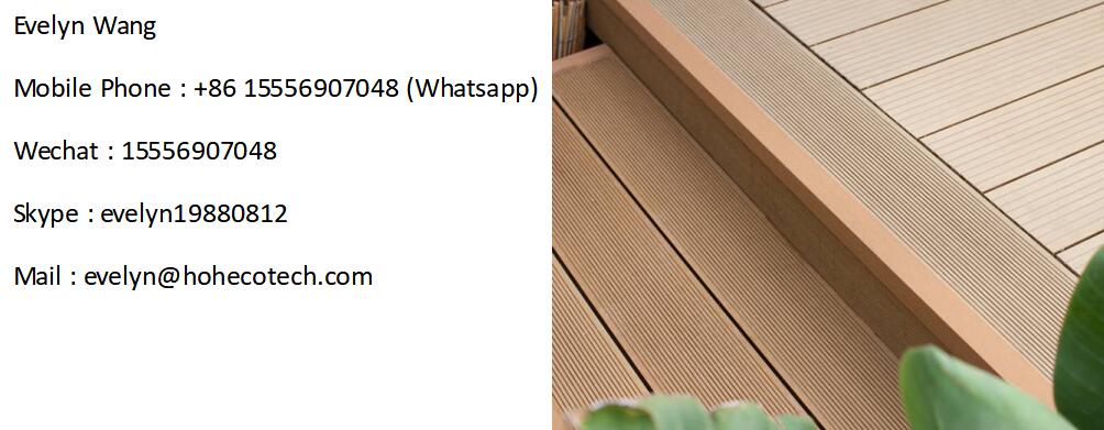 Exterior Mixing Colors 3D Deep Embossing Wood Plastic Composite Decking Tile 300*300mm