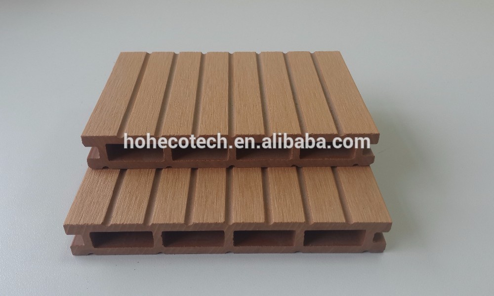 Wood color Advanced composite WPC decking 21*150 mm sanded surface