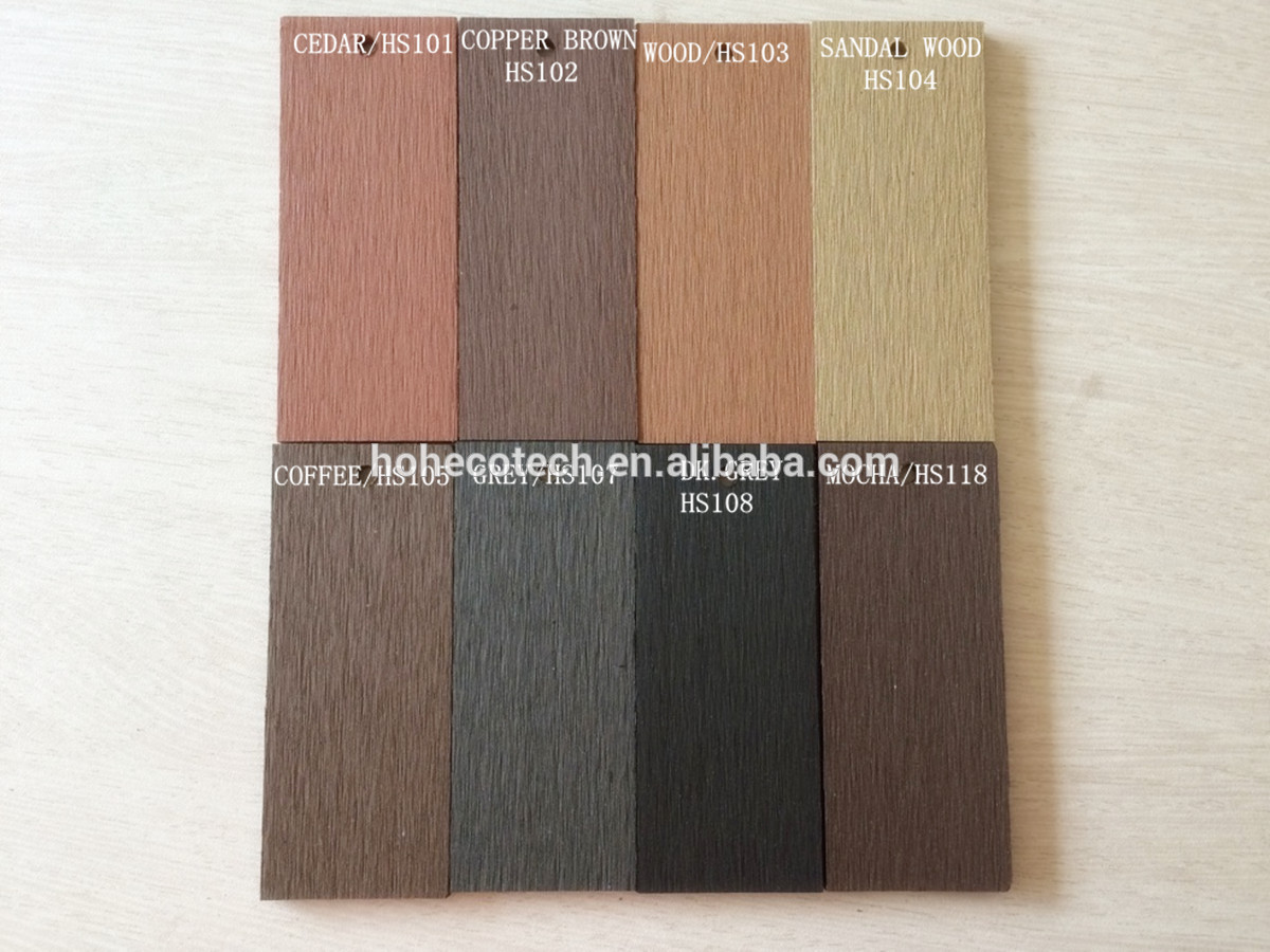 China high quality wpc decking wood composite deck export to Europe  wpc