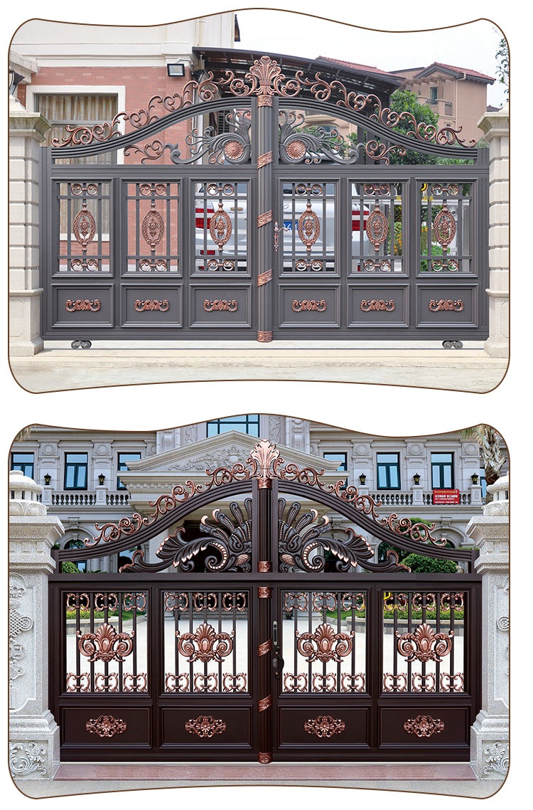 CBMMART high quality Aluminium gate customized house main gate designs