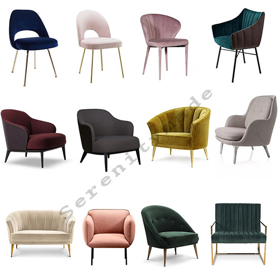 European Style High Quanlity Single Sofa Armchair Modern Living Room Sofa Chair