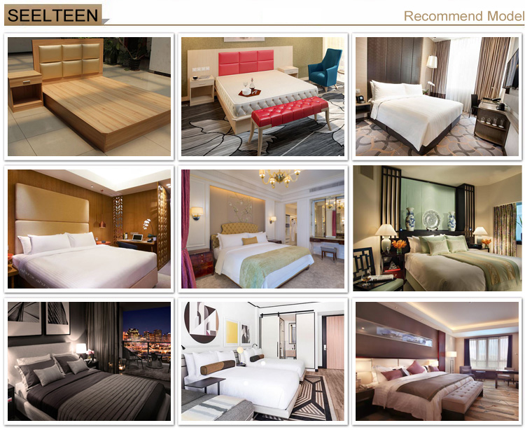 Luxury new style custom hotel made design bed furniture room set