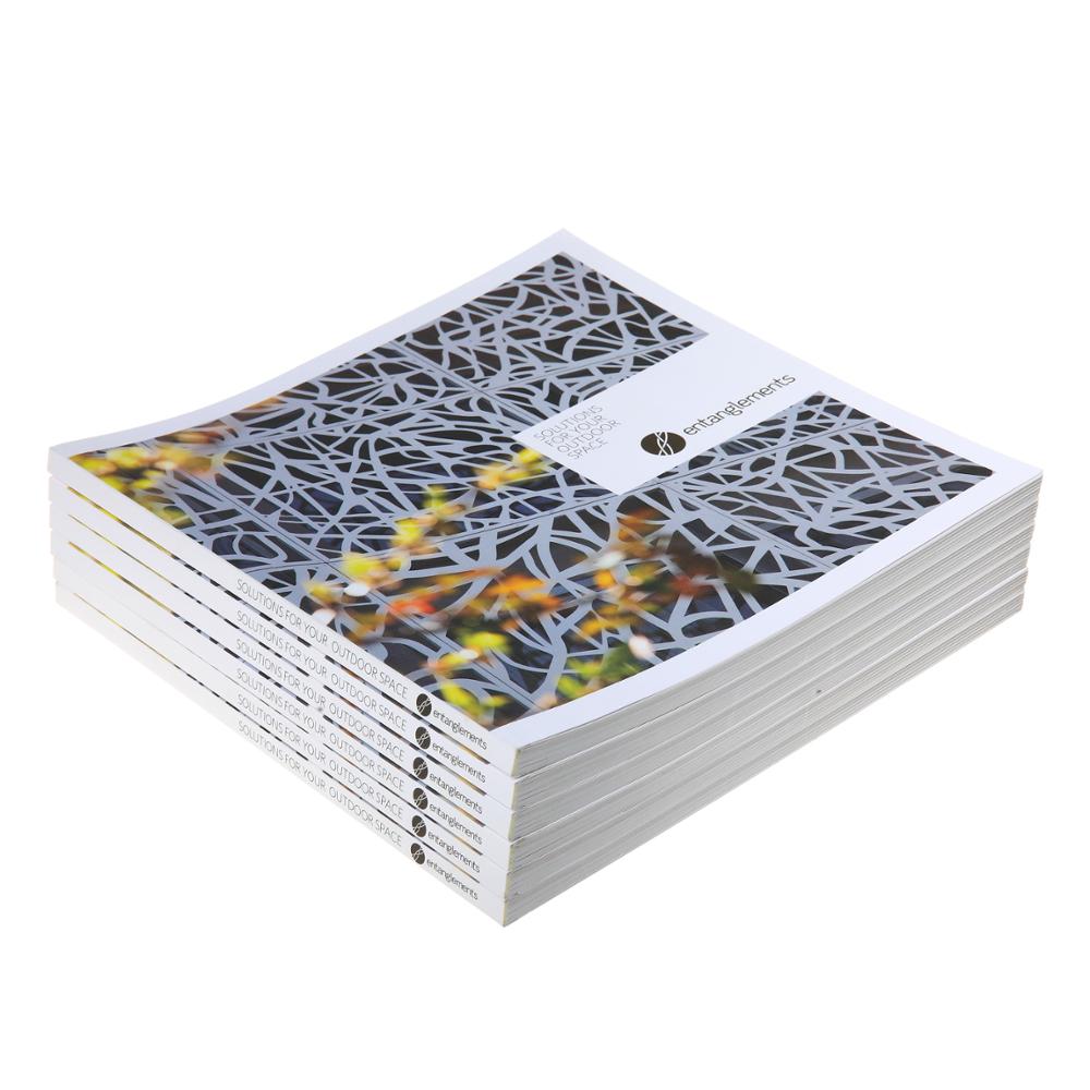 high quality full color perfect binding catalog printing