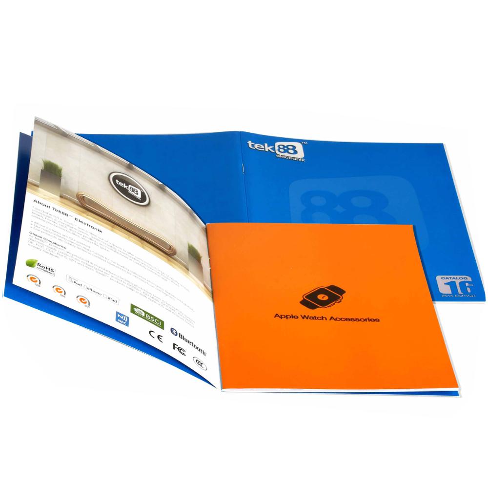 Advertising low cost stapled paper printing booklets