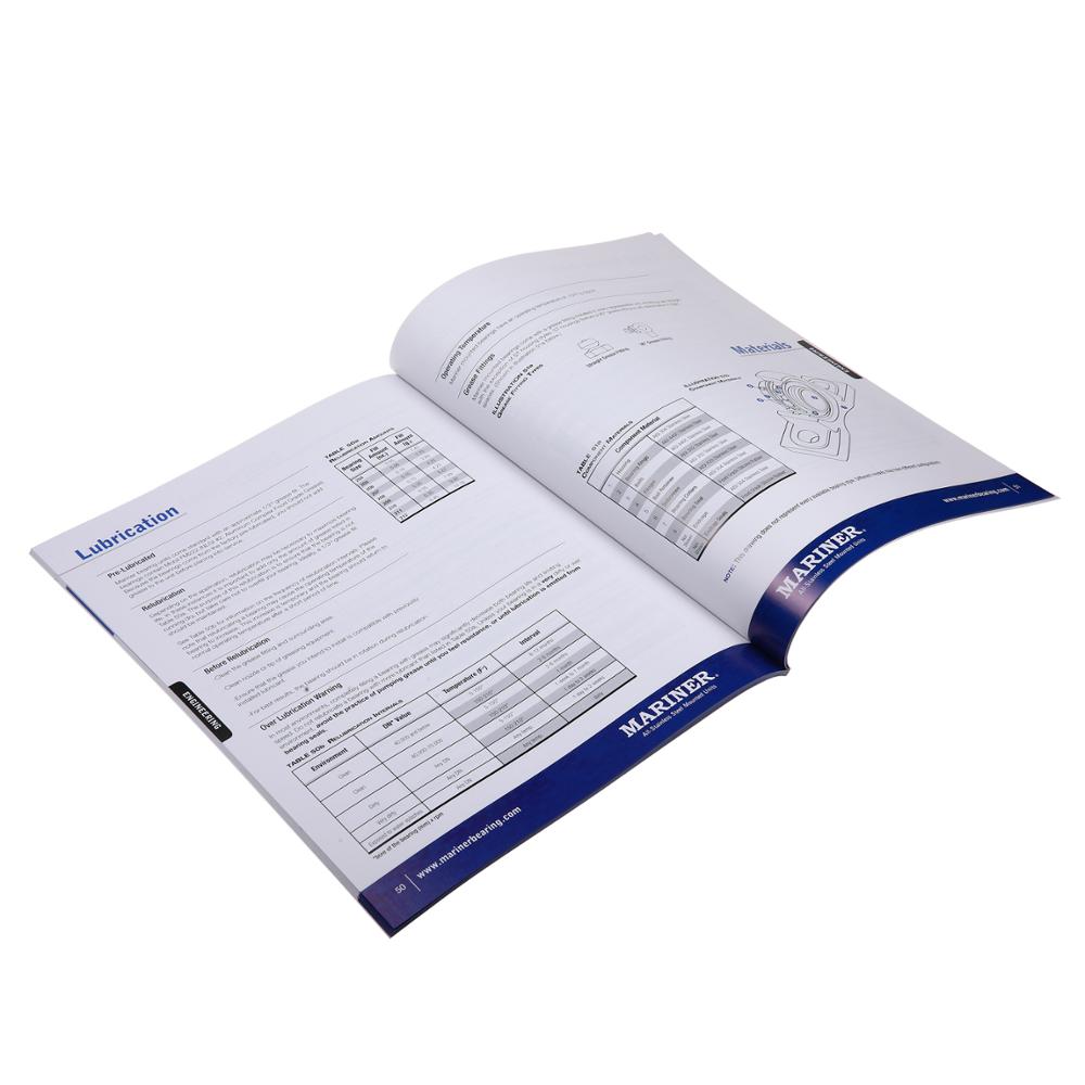 printing perfect binding A4 product catalogue