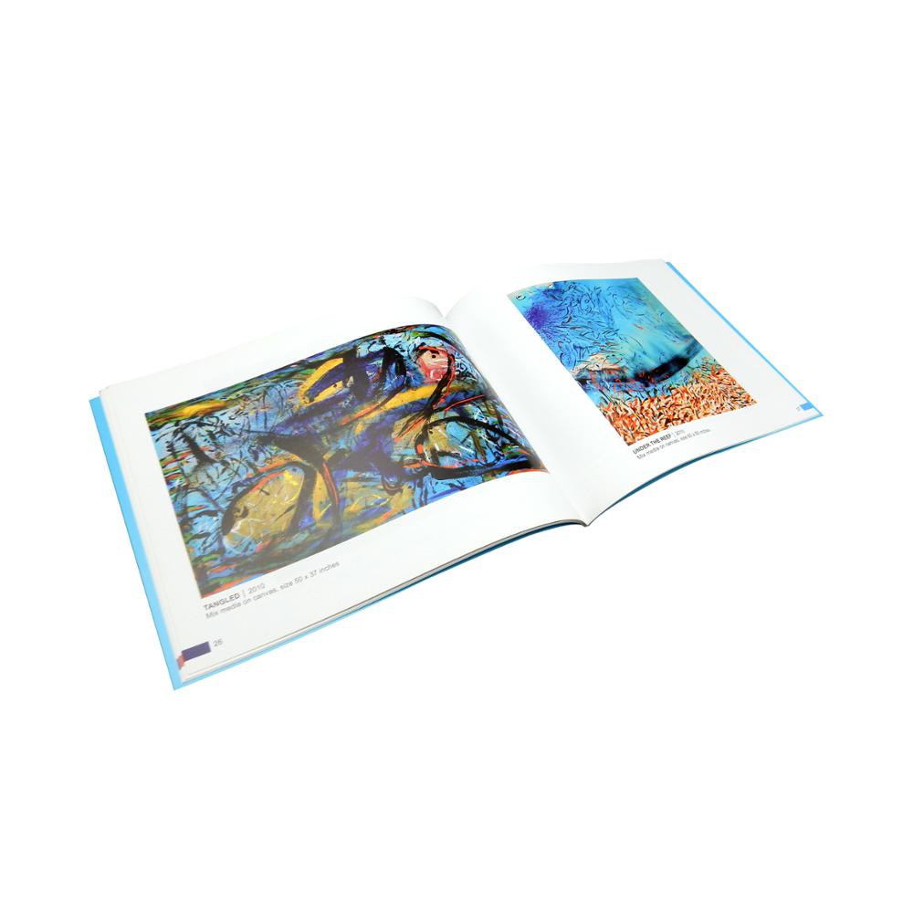 Matte art paper elegant book catalog fine art printing