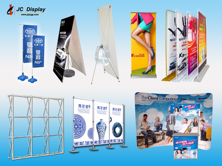 10ft portable tension fabric aluminum pop up display stand