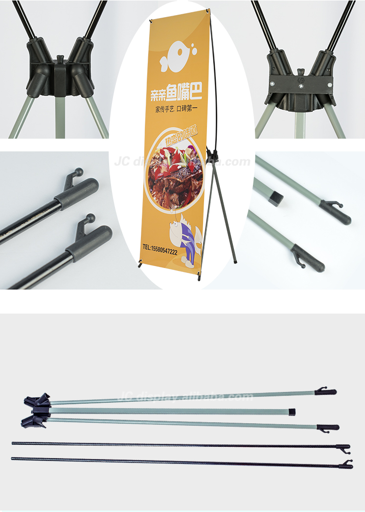 New High Quality advertising portable and stable X Banner Stand