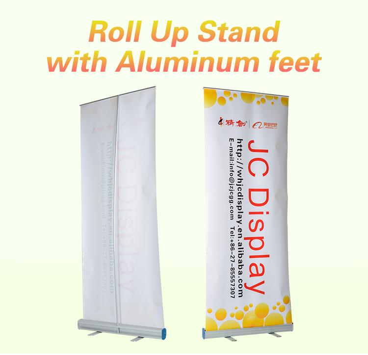 Portable Advertising Equipment Aluminium Roll Up Banner Stand