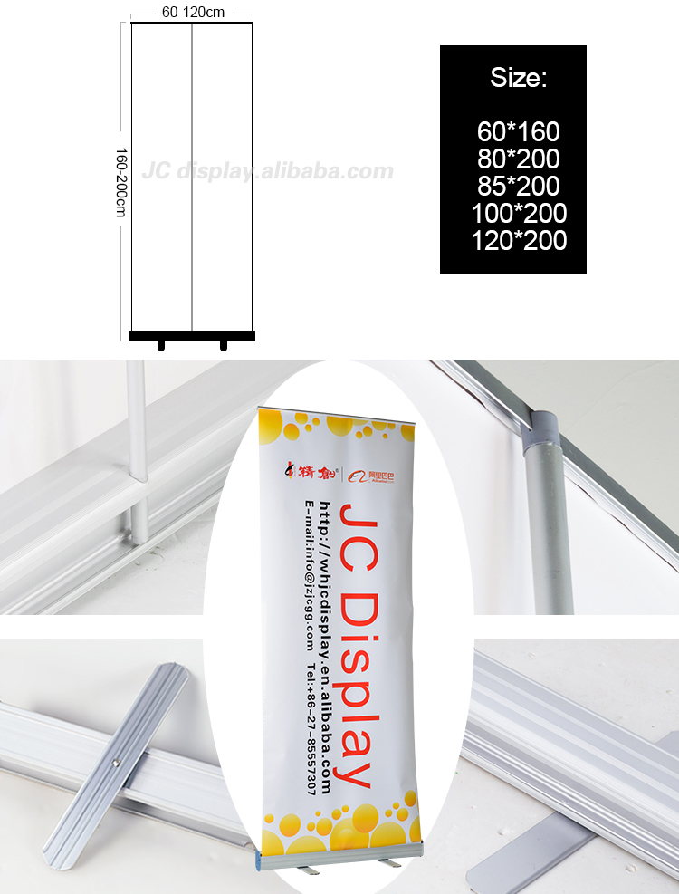Portable Advertising Equipment Aluminium Roll Up Banner Stand