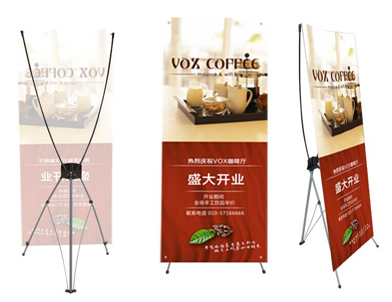 Adjustable X Stand Cheaper PVC Quick Setup X-Frame Banner Stand