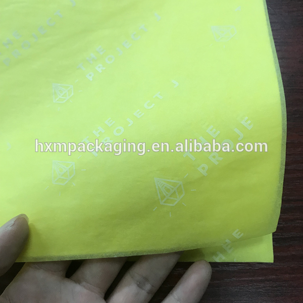 Custom printed logo gift cotton tissue paper for clothes packing