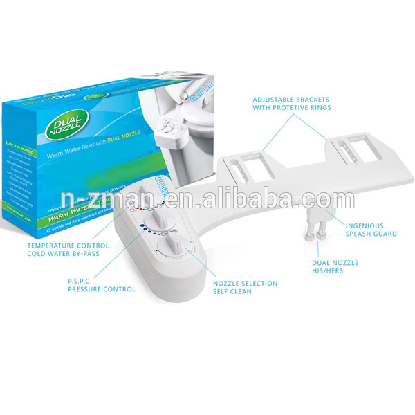 NZMAN PREMIUM NON-ELECTRIC BIDET FRESH & WARM WATER WITH DUAL NOZZLE SYSTEM FOR PERSONAL HYGIENE SHOWER CLEANING CB2100