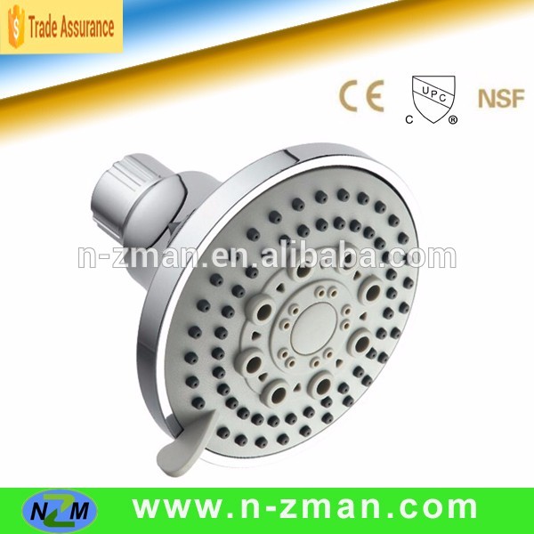 NZMAN 5-Inch Spashower 5+ High Pressure 2.5GPM Shower Head 5 Sprays + Water-Saver #C21151
