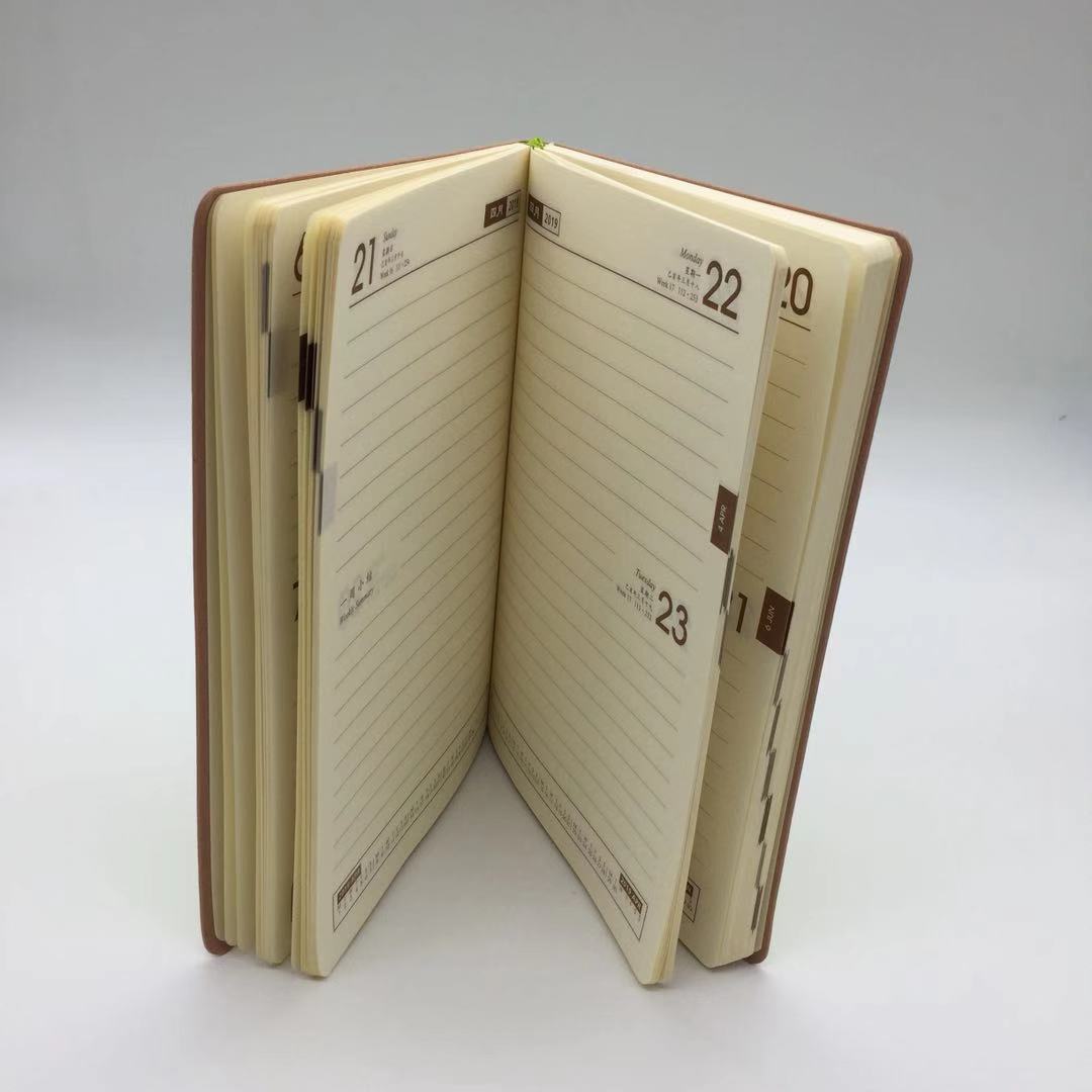 2019 cheap perfect school supplies soft leather bound notebook