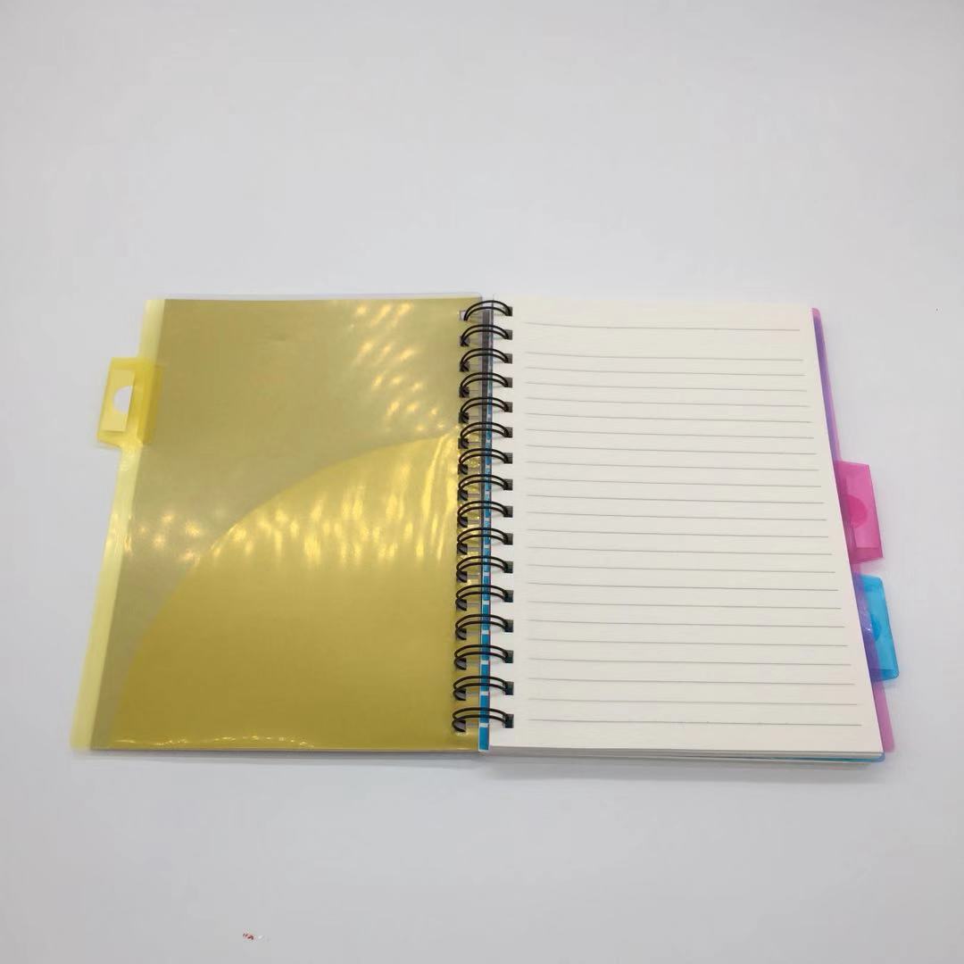 custom design calendar  transparent cover recipe flower notebook